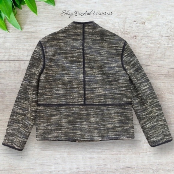 Lafayette 148 tweed metallic collarless blazer *shop@iamwarrior - Picture 4 of 10